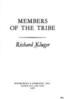 Cover for Members of the tribe