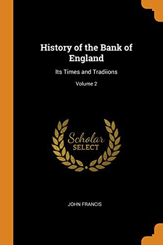 Cover for History of the Bank of England