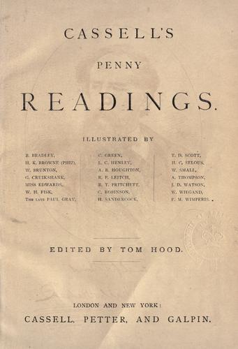 Cover for Cassell's penny readings