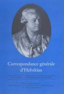 Cover for Correspondance générale d'Helvétius