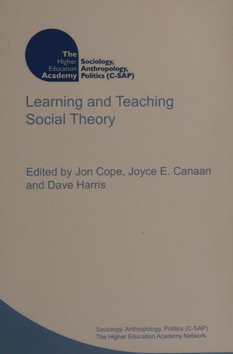 Cover for Learning and teaching social theory