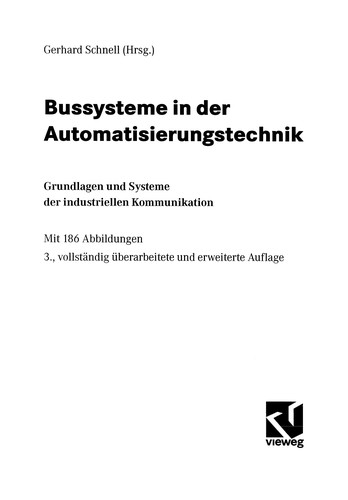 Cover for Bussysteme in der Automatisierungstechnik