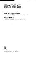 Cover for Semantics and social science