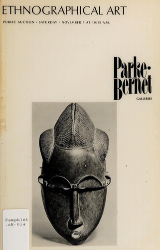 Cover for Ethnographical art