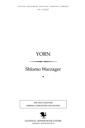 Cover for Yorn