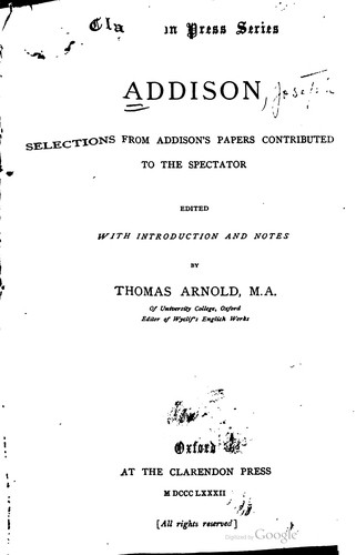 Cover for Addison