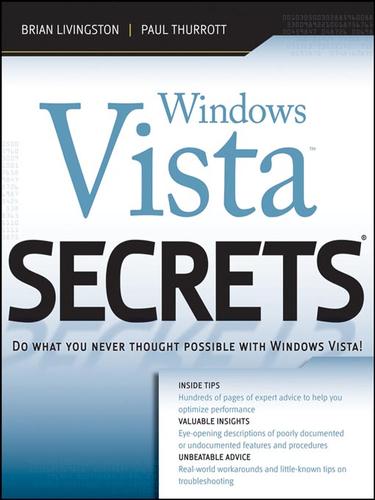 Cover for Windows Vista Secrets