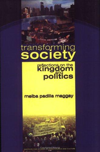 Cover for Transforming society