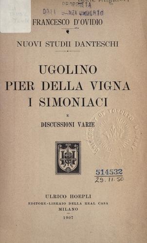 Cover for Nuovi studii danteschi