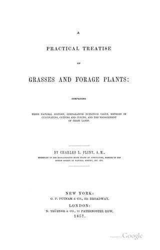 Cover for A practical treatise on grasses and forage plants