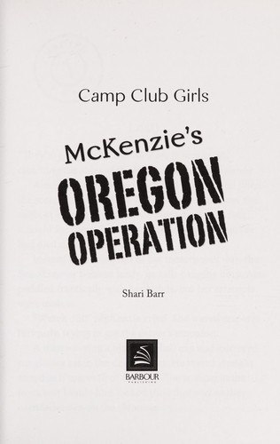 Cover for McKenzie's Oregon operation