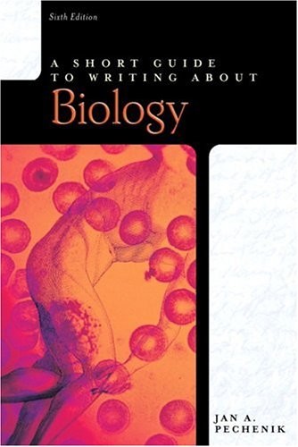 Cover for A short guide to writing about biology