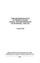 Cover for The Modernization of Agriculture