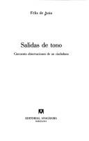 Cover for Salidas de Tono (Coleccion Argumentos)