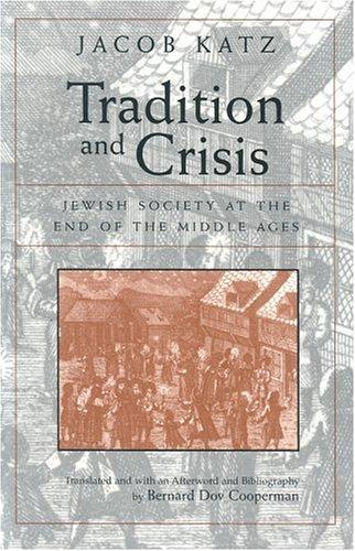 Cover for Tradition and crisis