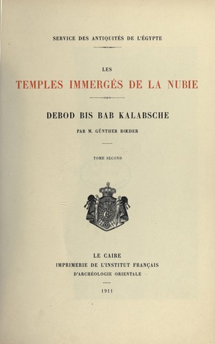Cover for Debod bis Bab Kalabsche