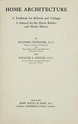 Cover for Home architecture
