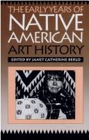 Cover for The Early years of Native American art history
