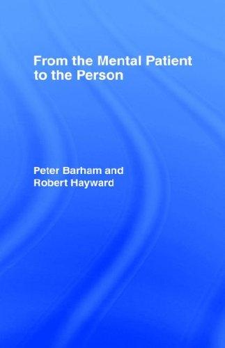 Cover for From the mental patient to the person