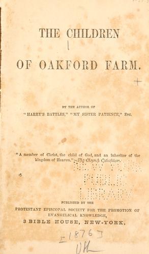 Cover for The Children of Oakford farm