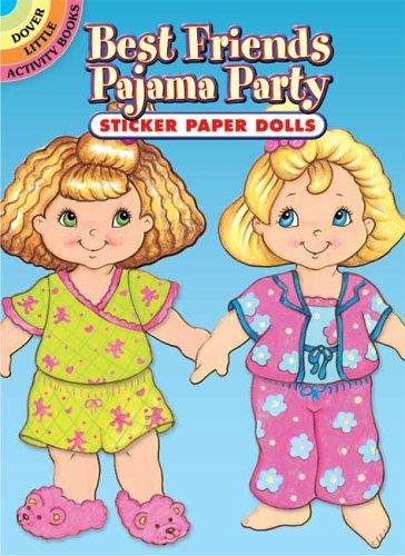 Cover for Best Friends Pajama Party Sticker Paper Dolls