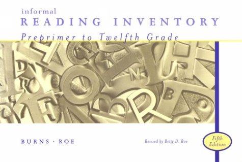 Cover for Informal Reading Inventory