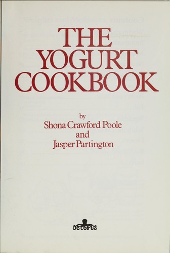 Cover for The Yogurt Cookbook