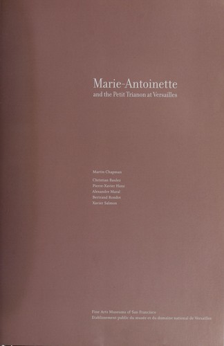 Cover for Marie-Antoinette and the Petit Trianon at Versailles