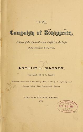 Cover for The campaign of Königgrätz