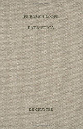 Cover for Patristica