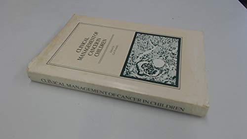 Cover for Clinical management of cancer in children