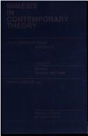 Cover for Mimesis in contemporary theory