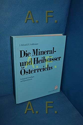 Cover for Die Mineral- und Heilwässer Österreichs