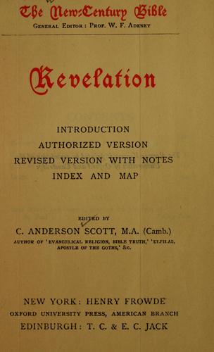 Cover for Revelation