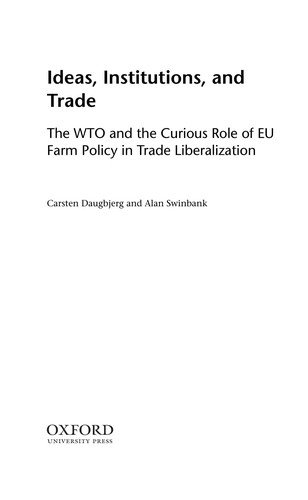 Cover for Ideas, institutions, and trade