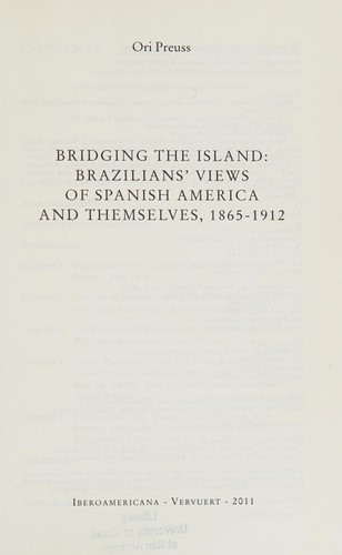Cover for Bridging the island