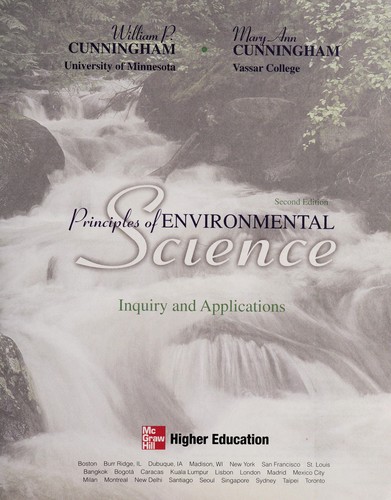 Cover for Principles of environmental science
