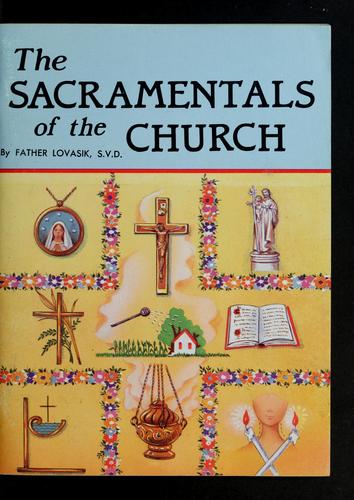 Cover for The sacramentals of the church