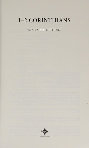 Cover for 1-2 corinthians