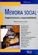 Cover for Memoria social