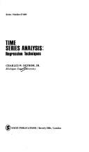 Cover for Time series analysis