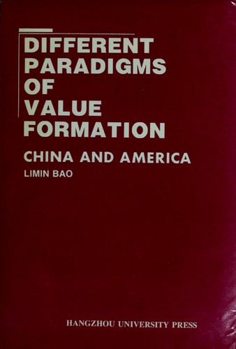 Cover for Different paradigms of value formation