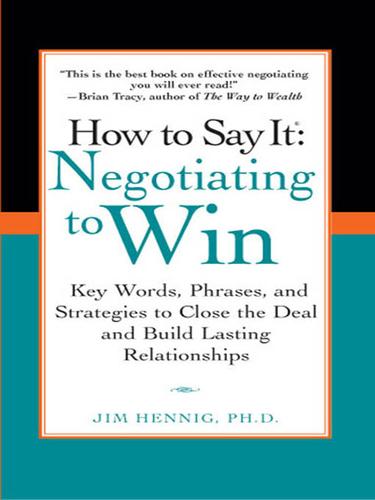 Cover for How to Say It