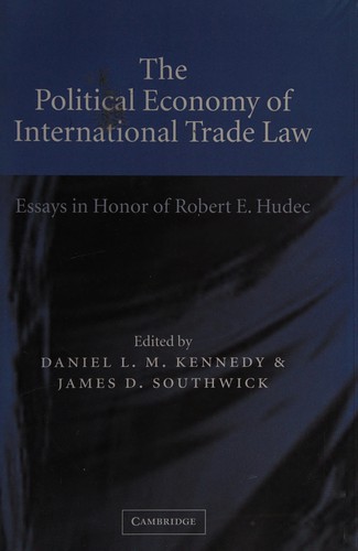 Cover for The political economy of international trade law
