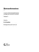 Cover for Biotransformations