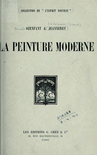 Cover for La peinture moderne