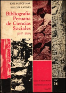 Cover for Bibliografía peruana de ciencias sociales (1957-1969)