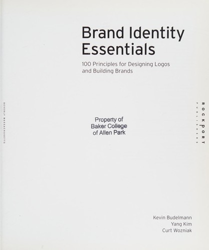 Cover for Brand identity essentials