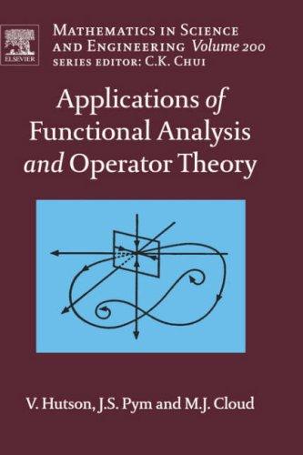 Cover for Applications of functional analysis and operator theory.