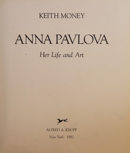 Cover for Anna Pavlova,her life and art
